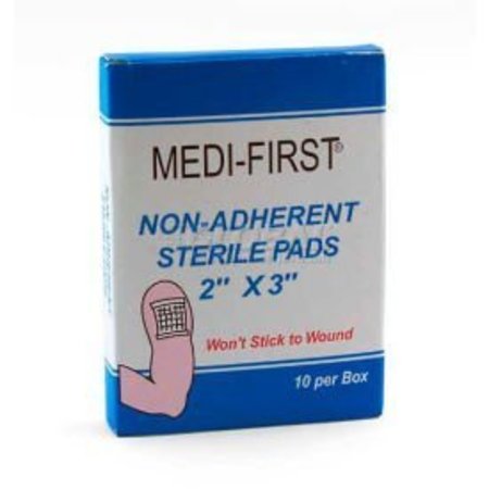 MEDIQUE PRODUCTS Non-Adherent Sterile Pads, 2" x 3" Pad, 10/Box 64212